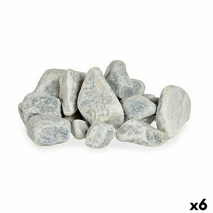 Piedras Decorativas 2 Kg Gris claro (6 Unidades)