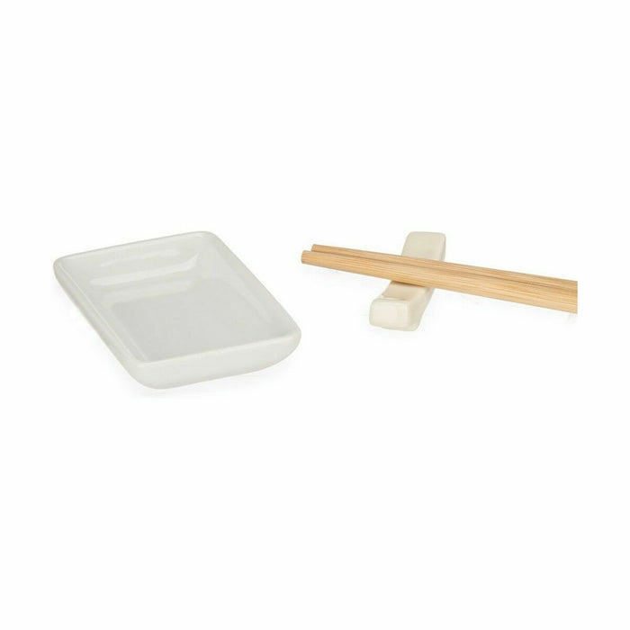 Sushi Set White Ceramic (12 Units)