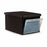 Boîte de rangement avec couvercle Stefanplast Elegance latérale Marron Plastique 29 x 21 x 39 cm (5 Unités)