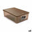 Storage Box with Lid Stefanplast Elegance Beige Plastic 38,5 x 17 x 59,5 cm (6 Units)