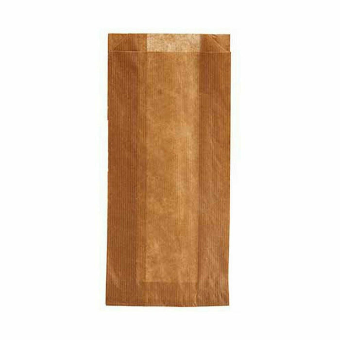 Ensemble de sacs alimentaires réutilisables Compostable 12 x 27 cm Cellulose (10 Unités)