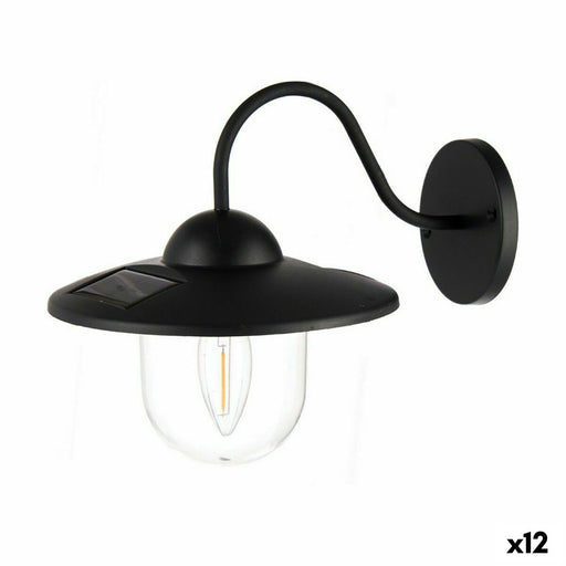 Wall Light Solar charging Lamp Black Plastic (12 Units)
