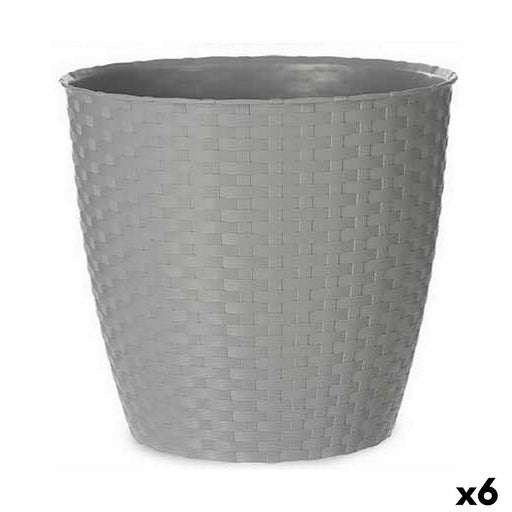 Pot Stefanplast Gris Plastique 29 x 26,5 x 29 cm (6 Unités)