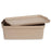 Storage Box with Lid Beige Plastic 14 L 29,5 x 14,5 x 45 cm (12 Units)