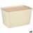 Storage Box with Lid Cream Plastic 24 L 29,3 x 24,5 x 45 cm (6 Units)