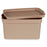 Boîte de rangement avec couvercle Beige Plastique 2,3 L 13,5 x 11 x 20 cm (24 Unités)