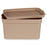 Storage Box with Lid Beige Plastic 2,3 L 13,5 x 11 x 20 cm (24 Units)
