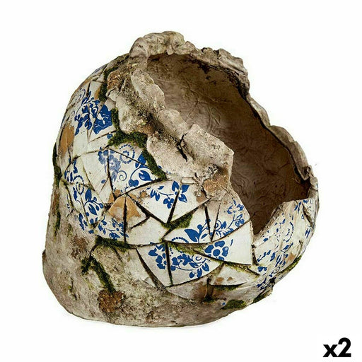Figure décorative de jardin Vase Polyrésine 29 x 27 x 30 cm (2 Unités)