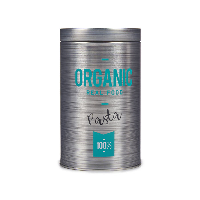 Bote Organic Pasta Gris Hojalata 10,4 x 18,2 x 10,4 cm (24 Unidades)