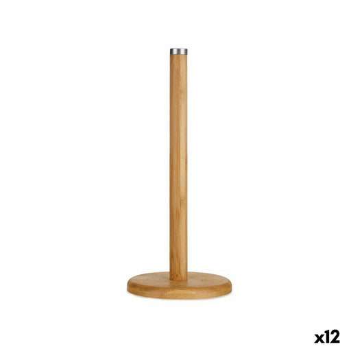 Porte-rouleaux de Cuisine Marron Bambou 14 x 32,5 x 14 cm (12 Unités)
