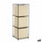 Étagère Noir Naturel polypropylène Fer TNT (Non Woven) 35 x 35 x 102 cm (6 Unités)