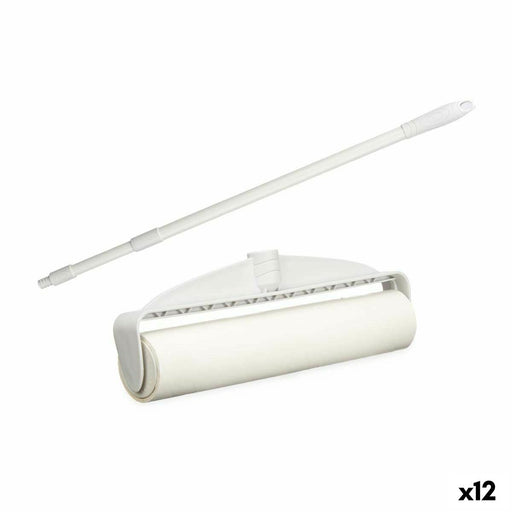 Anti-peluche Blanc 25 x 70 x 6,5 cm Télescopique (12 Unités)