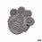 Brosse Animaux de compagnie 11 x 3 x 10,5 cm Gris Métal Silicone (24 Unités)