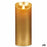LED Candle Golden 8 x 8 x 20 cm (12 Units)