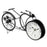 Reloj de Mesa Bicicleta Negro Metal 40 x 19,5 x 7 cm (4 Unidades)