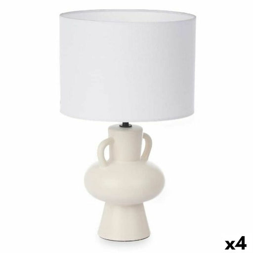 Lampe de bureau Vase 40 W Blanc Céramique 24 x 39,7 x 24 cm (4 Unités)