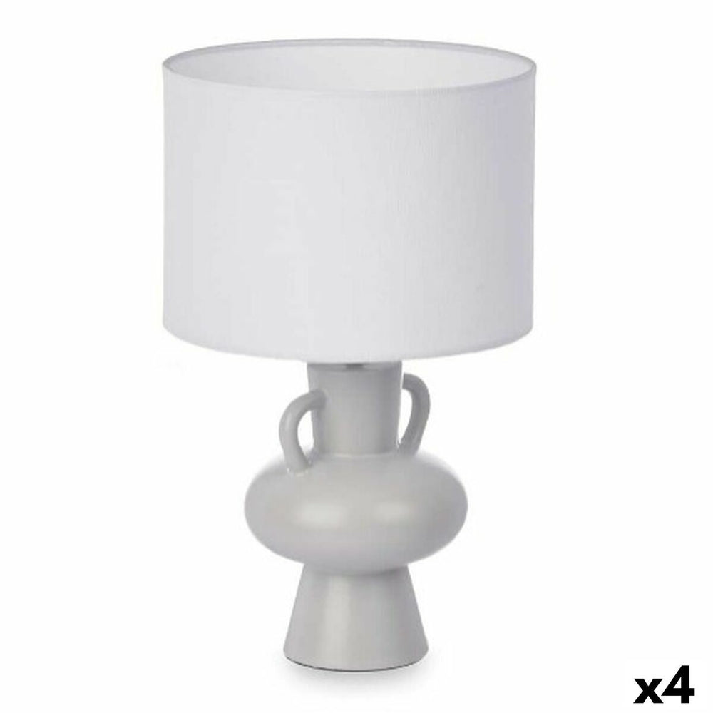 Lampe de bureau Vase 40 W Gris Céramique 24 x 39,7 x 24 cm (4 Unités)