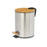 Pedal bin Brown Silver Bamboo Stainless steel 5 L (4 Units)