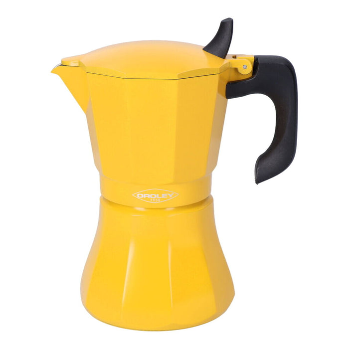 Italian Coffee Pot Oroley Petra Mustard 6 Cups