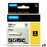Ruban Laminé pour Etiqueteuses Rhino Dymo ID1-9 Blanc Noir 9 x 5,5 mm Autocollants (5 Unités)