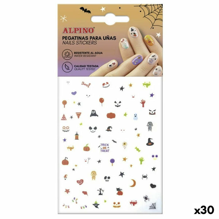 Nail art stickers Alpino Halloween (30 Units)