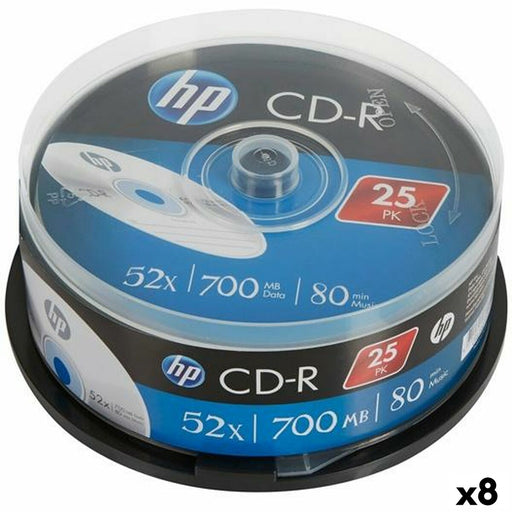 CD-R HP 700 MB 52x (8 Unidades)