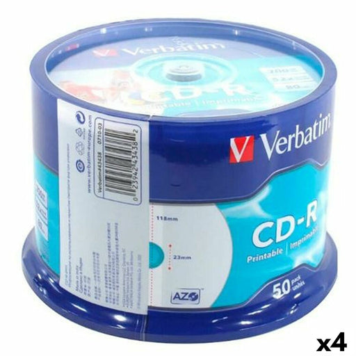 CD-R Verbatim 700 MB 52x (4 Unités)