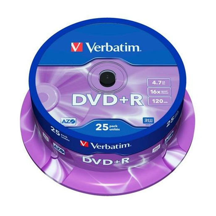 DVD+R Verbatim 4,7 GB 16x (8 Unités)