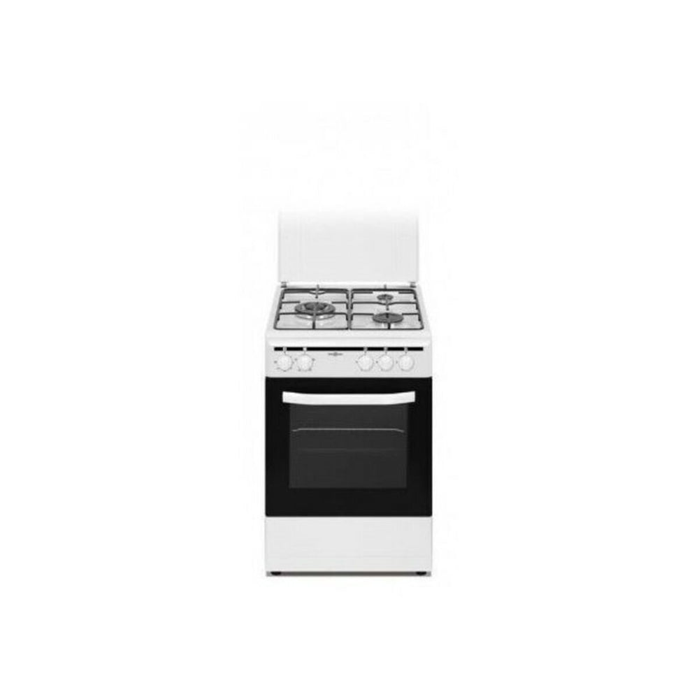 Cocina de Gas Vitrokitchen CB5535BBE   BUT Blanco Mixta (50 x 55 cm)