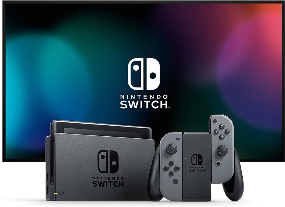Console Nintendo Switch avec une paire de Joy-Con grises