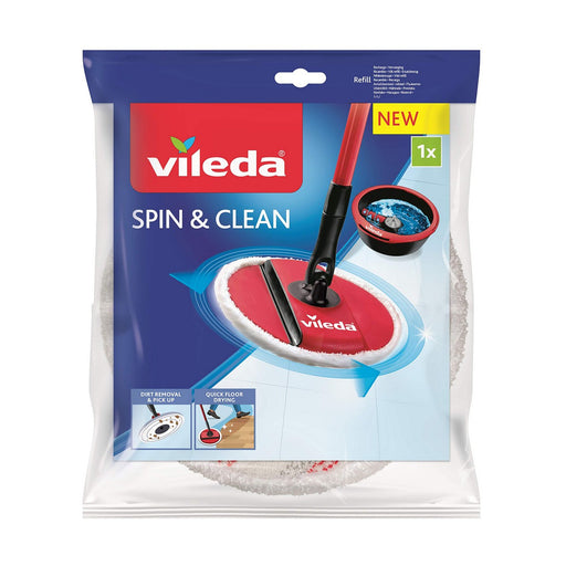 Rechange Pour Serpillière de Nettoyage Vileda Spin & Clean De Sol