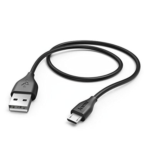 Câble USB 2.0 A vers Micro USB B Hama Technics 00173610 1,4M Noir