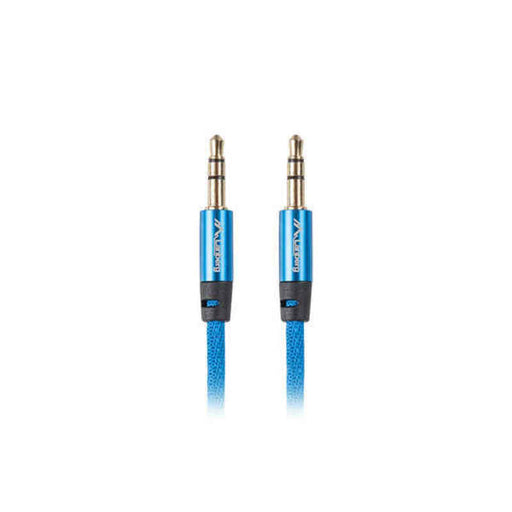 Câble Audio Jack (3,5 mm) Lanberg CA-MJMJ-10CU-0010-BL Bleu 1 m