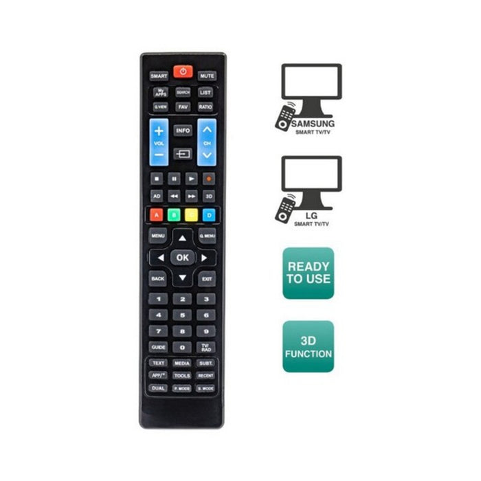 Télécommande pour Smart TV Ewent EW1575 Noir