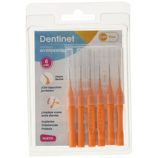Brosse à Dents Interdentaire Dentinet 0,60 mm (6 uds)