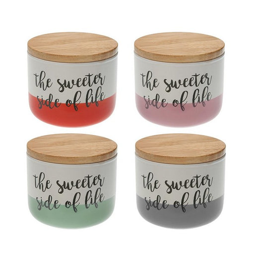 Boîte The Sweetes Side Of Life Bois Porcelaine Pliable