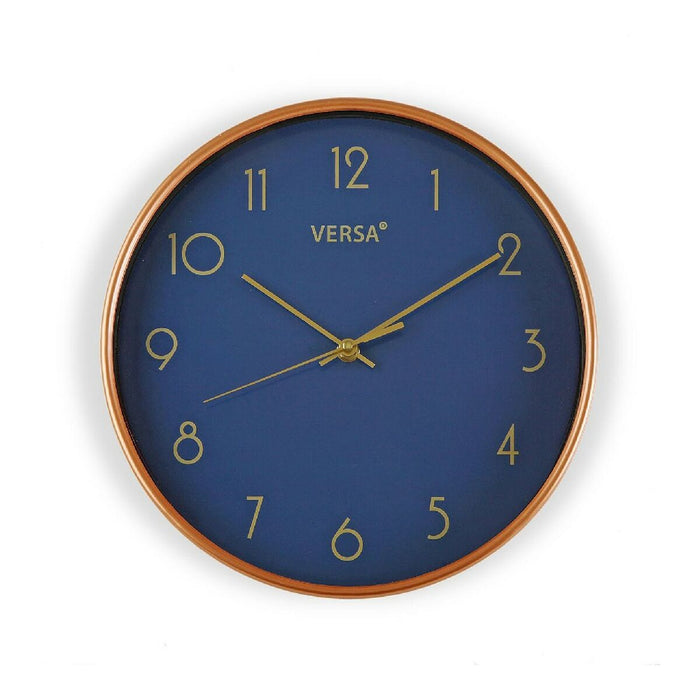 Horloge Murale Gold Plastique (4 x 30 x 30 cm)