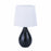 Lampe de bureau Versa Camy Noir Céramique (20 x 35 x 20 cm)