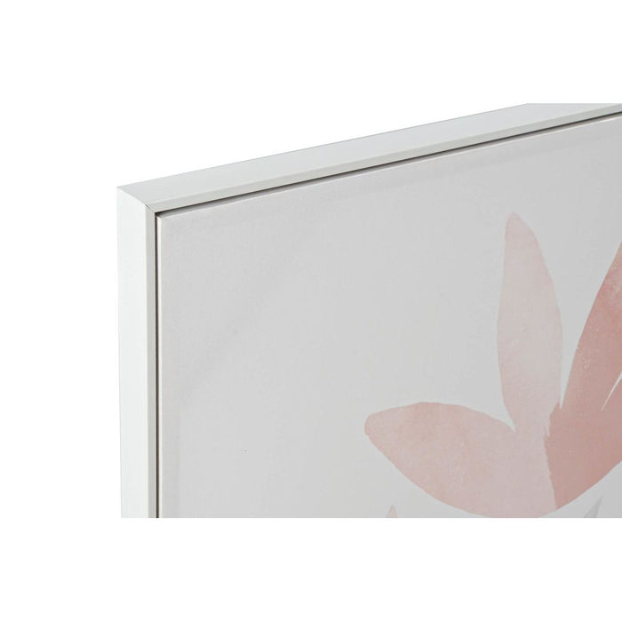 Cadre DKD Home Decor polystyrène Fleurs Toile (2 pcs) (62.2 x 3.5 x 92 cm)