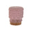 Meuble d'Appoint DKD Home Decor Bois Marron Coton Rose clair (43 x 43 x 51 cm) (40 x 40 x 50 cm)