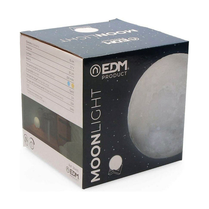 Lampe de bureau EDM Lune Blanc 3,7 V