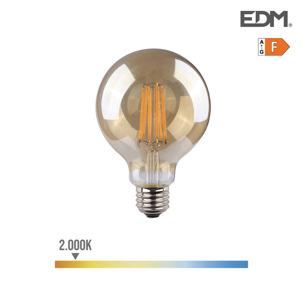 Lampe LED EDM 8 W E27 F 720 Lm (2000 K)