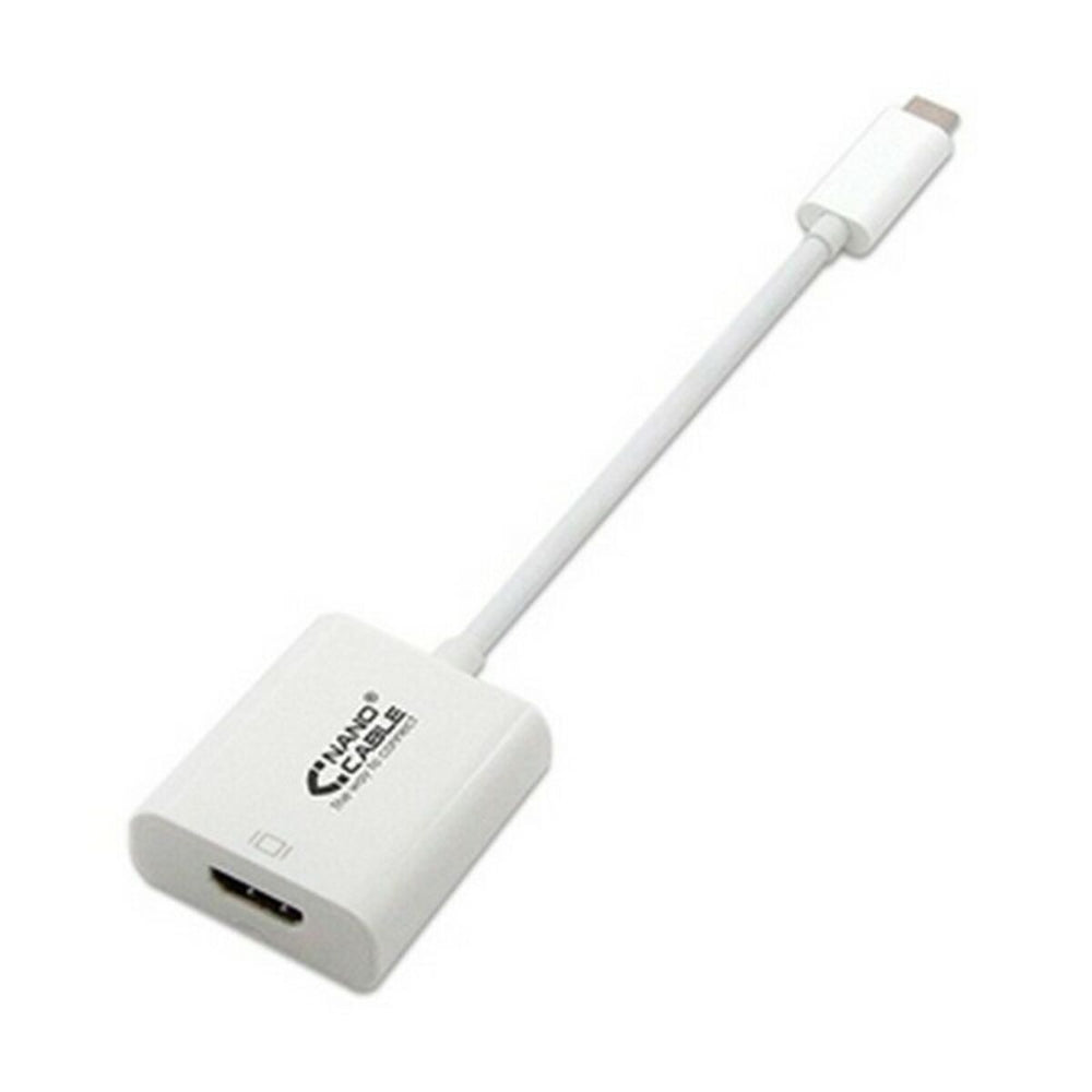 Adaptateur USB C vers HDMI NANOCABLE 10.16.4102 15 cm Blanc
