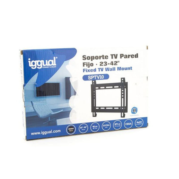Support de TV fixe iggual SPTV10 IGG314555 23"-42" Noir