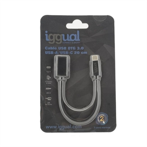Câble USB-C OTG 3.0 iggual IGG317372 20 cm