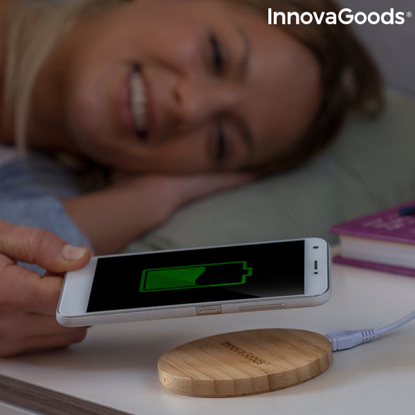 Chargeur sans Fil en Bambou InnovaGoods