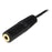 Câble Rallonge Jack (3,5 mm) Startech MU12MF               3,7 m Noir