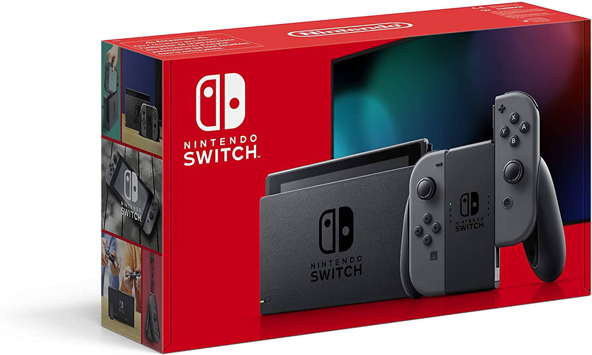 Console Nintendo Switch avec une paire de Joy-Con grises