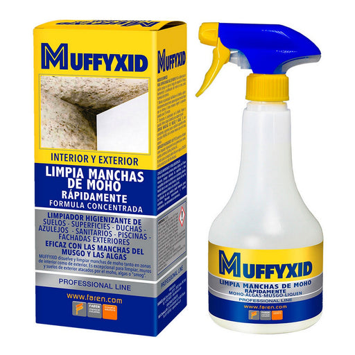 Spray désinfectant Faren Muffycid Élimination des moisissures Chlore actif 500 ml