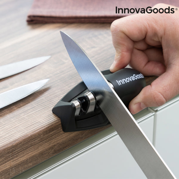 Aiguiseur à Couteaux Compact InnovaGoods